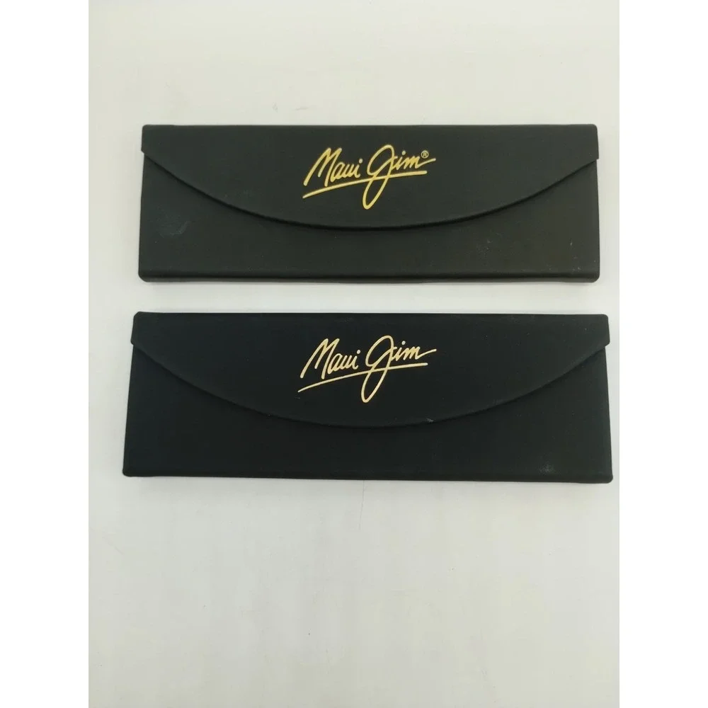 Lot Of 2 Maui Jim Folding Magnetic Sunglasses Case Small- 6.25